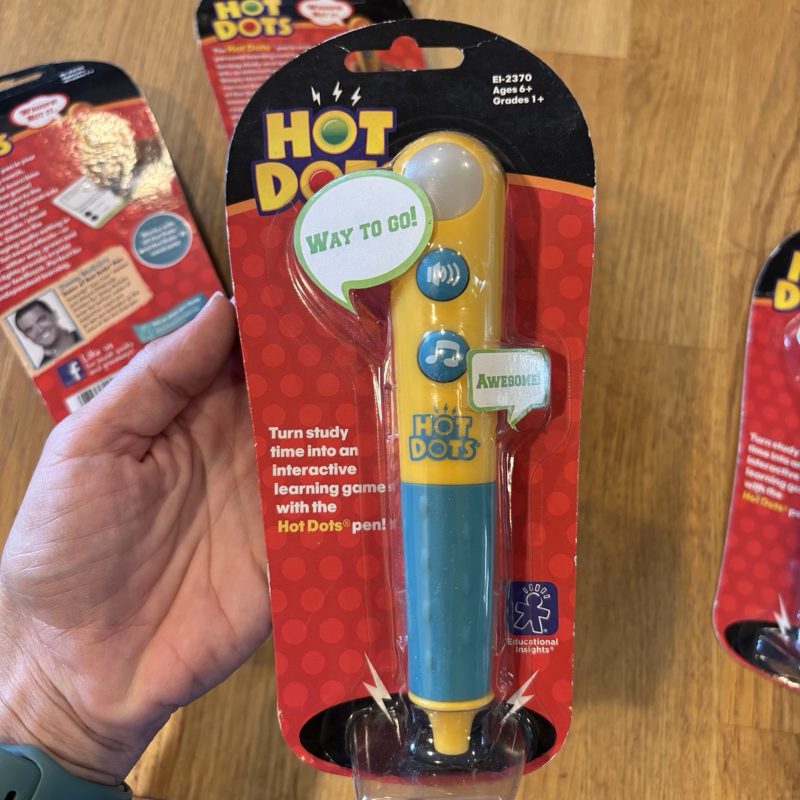 4 Hot Dots Pen Interactive Lights Sounds Accessory Educational Insights NEW