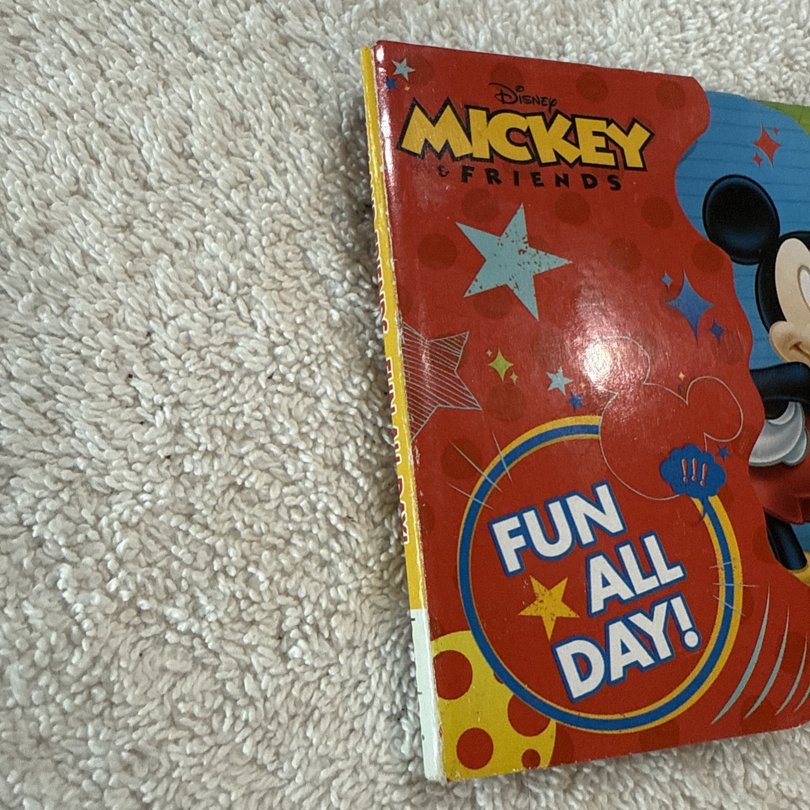 Mickey and Friends Disney Flip Tab Board Book Pre-K NEW!