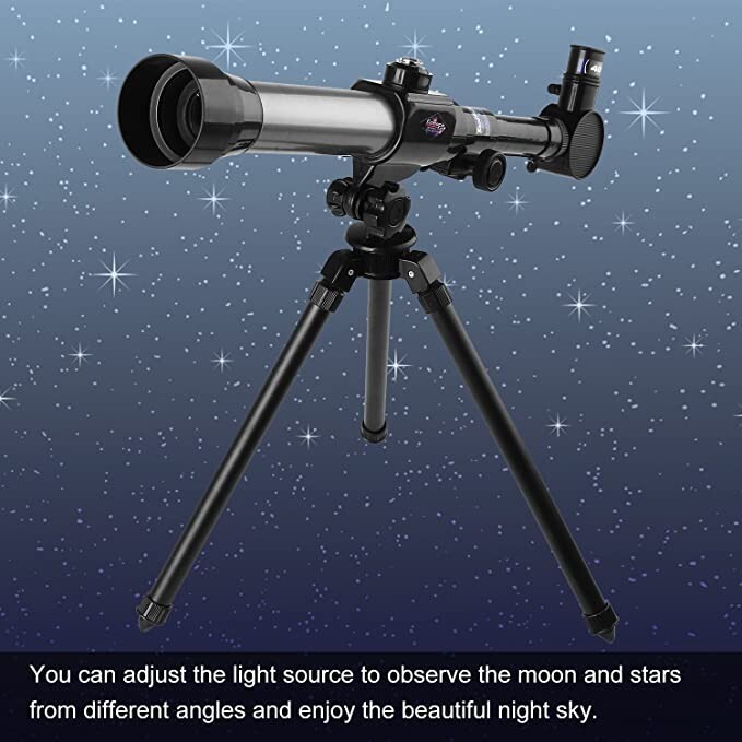 ​Science Telescope with Tripod 3 Eyepieces Portable For Kids Children& Beginners