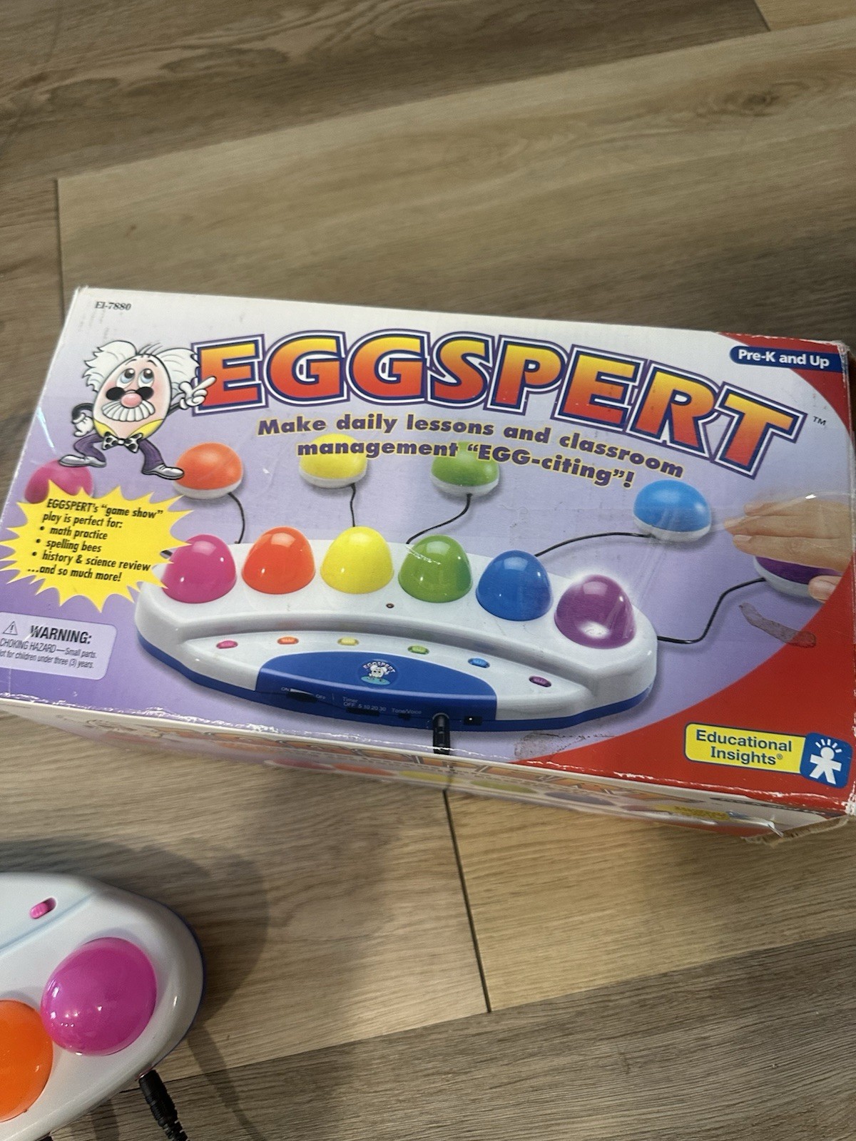 2001 EGGSPERT EDUCATIONAL MATH ELECTRONIC TEACHER CLASSROOM AID BUZZER SYSTEM