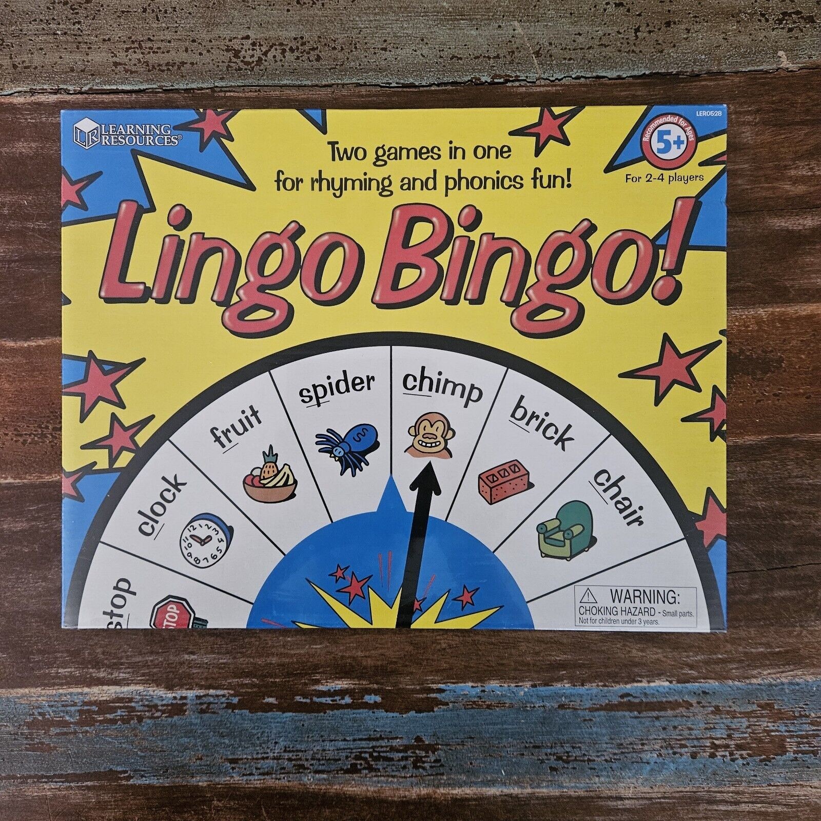 Lingo Bingo Language Board Game Two Games For Rhyming & Phonics