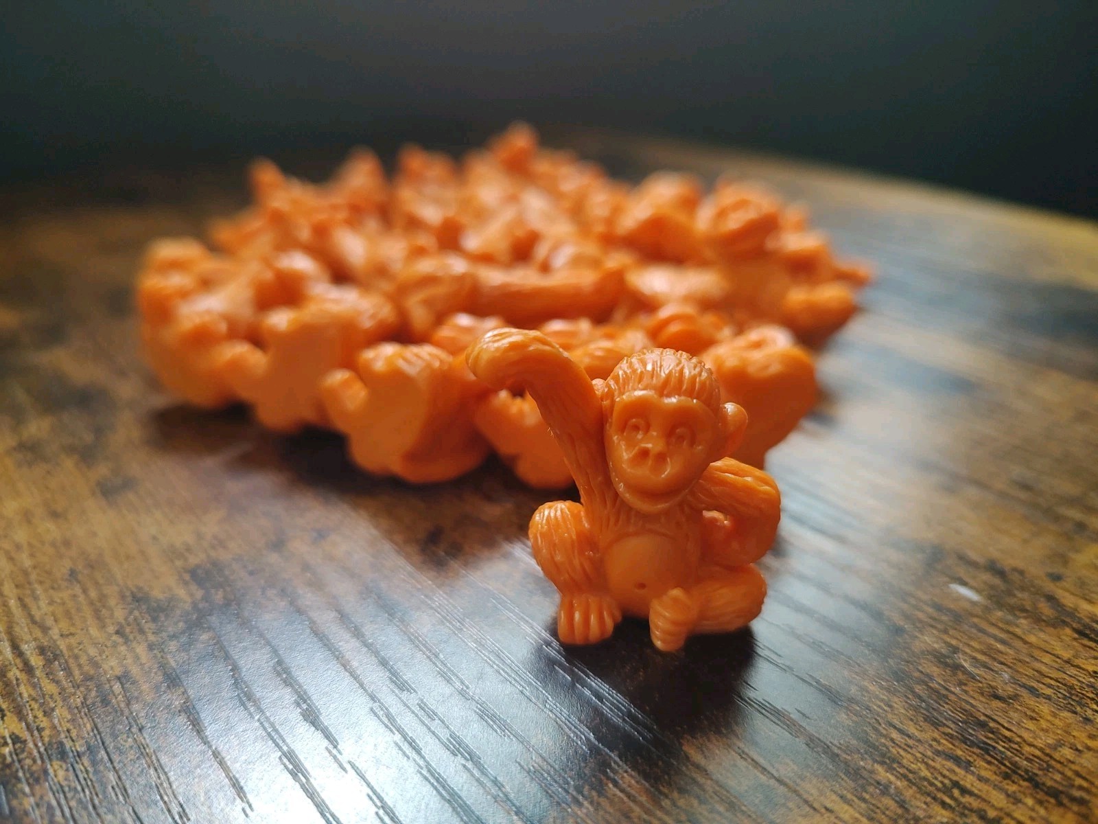 Vintage Lakeshore Learning Orange Counting Monkey Figures Set Of 25 Bundle