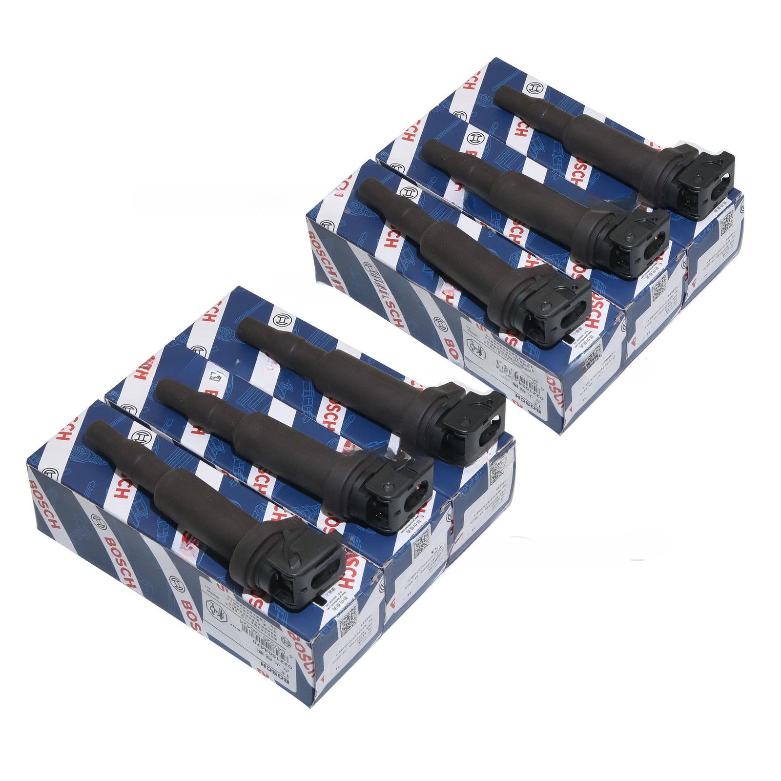 6x ignition coil 0221504470 For Bosch/BMW 325i 328i 335 525 528 530 535 X3 X5 X6