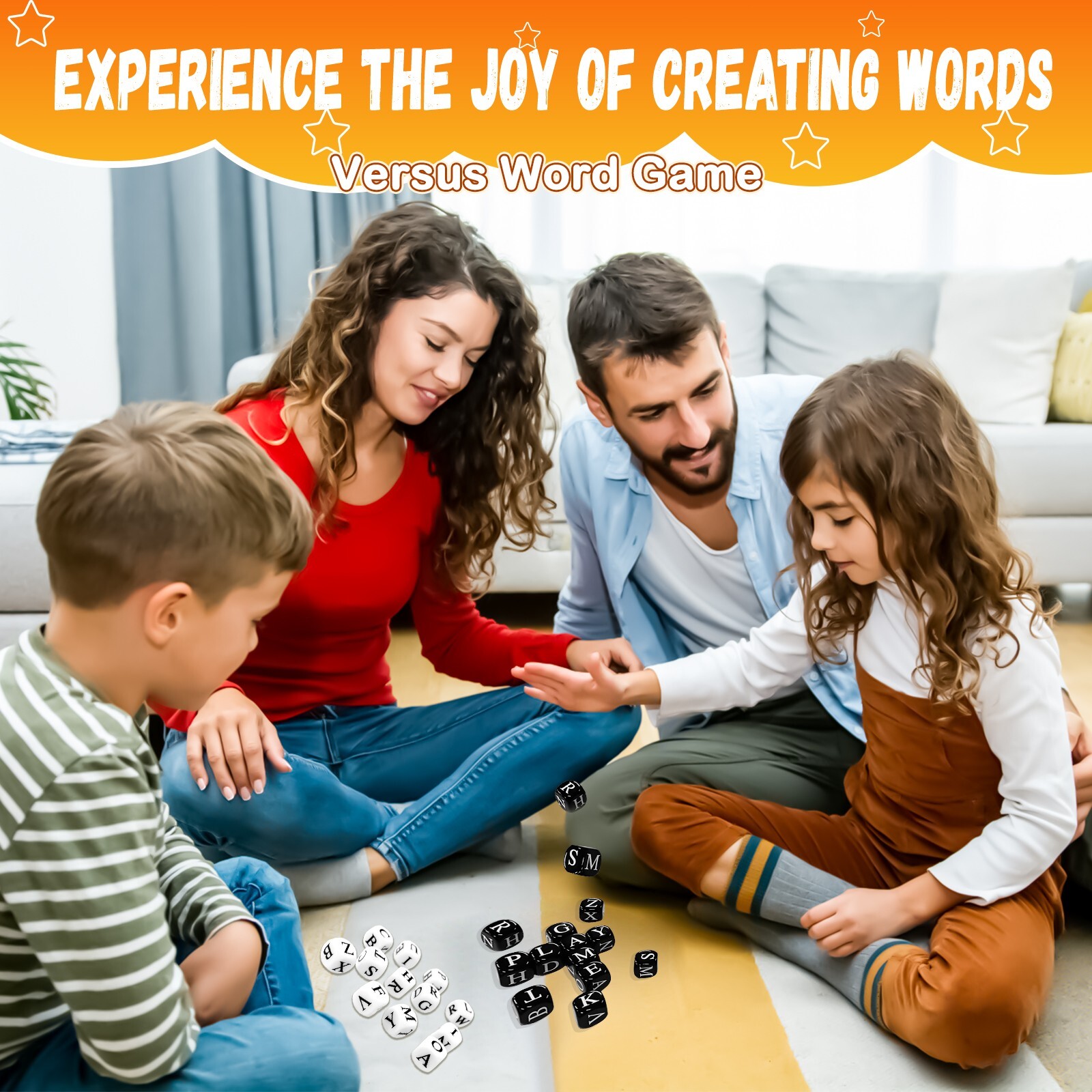 Alphabet Dice Game , Battle Game Word Dice,Game English Letter Dice.