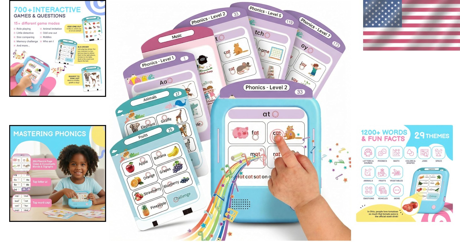 1200+ Words & Fun Facts Flashcards