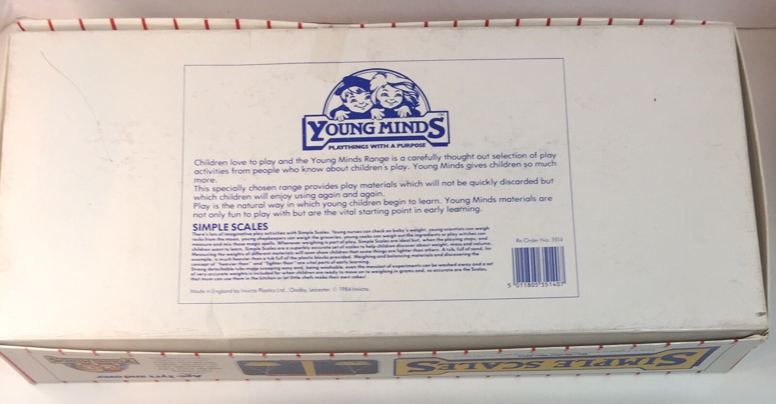 Simple Scales Game Young Minds Vintage1984 Made in England Metric Homeschool