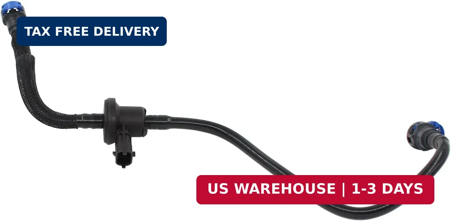 MOTOKU EVAP Vapor Canister Purge Valve Solenoid with Hose for Ford Focus FWD 2.0