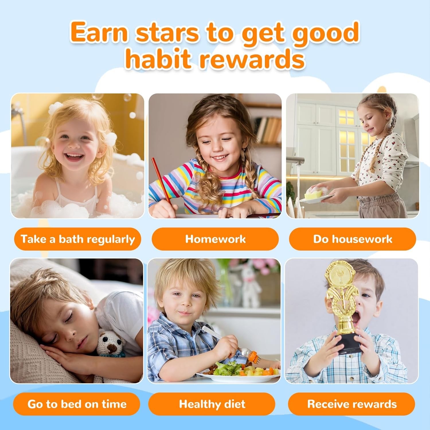 Reward Jar for Kids – Potty Training, Chores & Classroom Behavior, Magnetic Wo