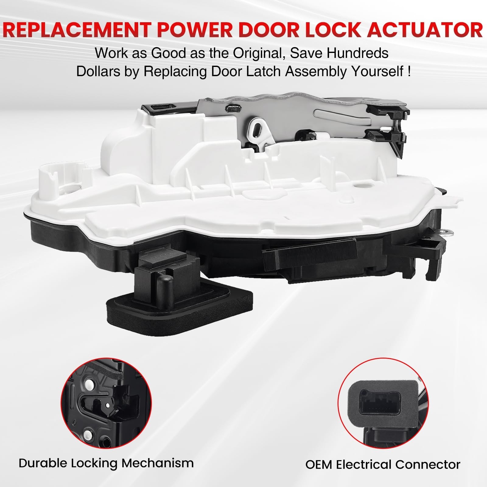 SYERAL Front Left Door Lock Actuator w/Motor 5K1837015E 6RD837015A Power Door…