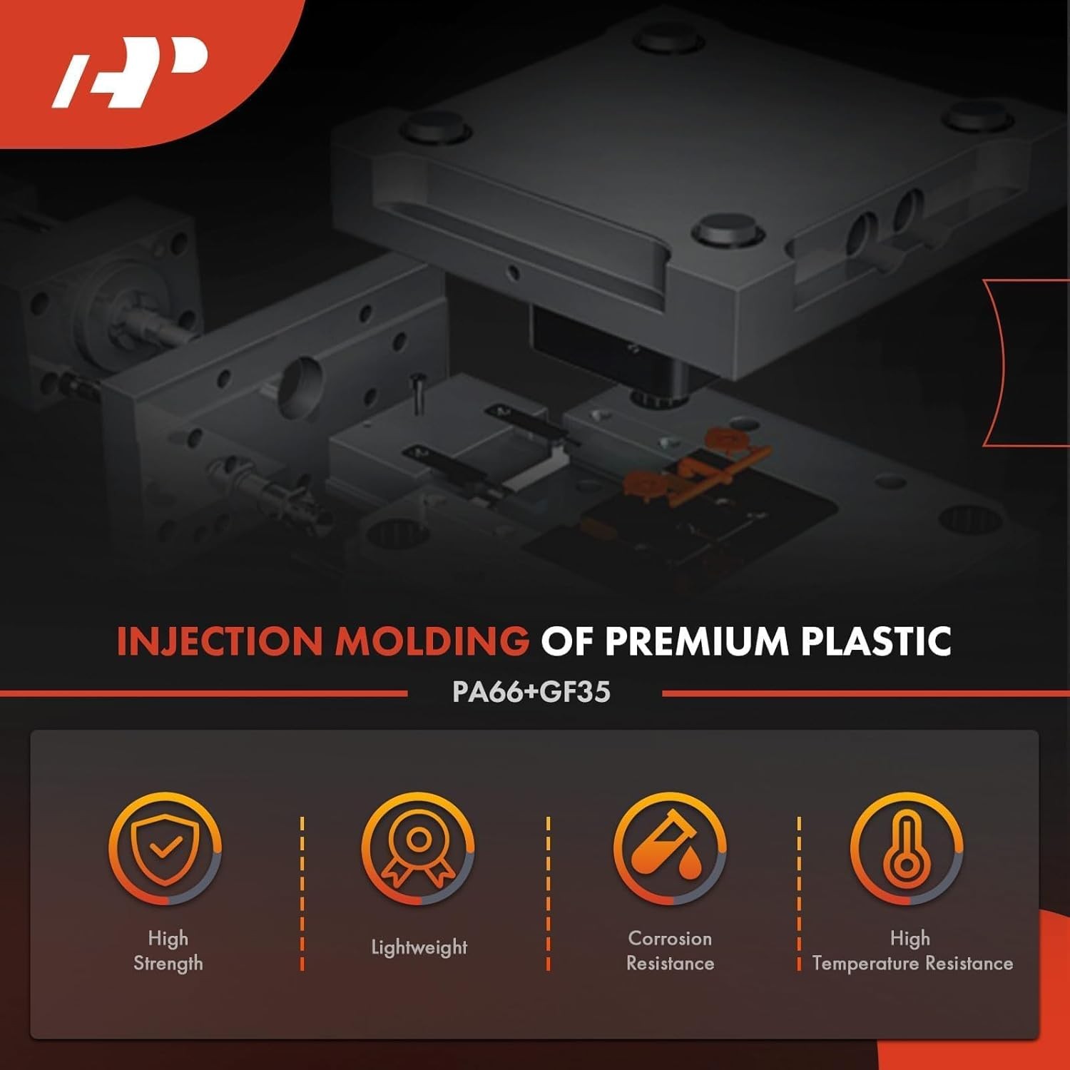 A-Premium Transmission Oil Pan with Gasket & Drain Plug Compatible with Ram 1500