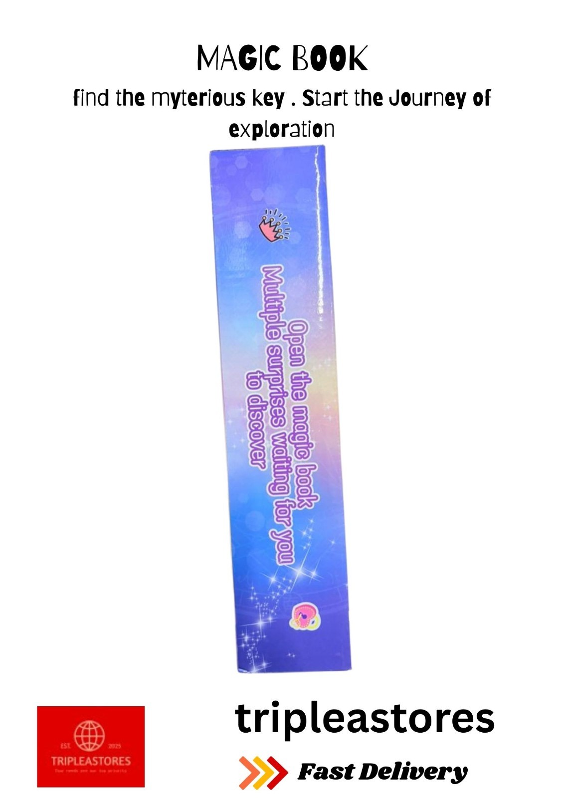 NEW! Magic Book of Games Interactive Pretend-Play Book for Kids – FREE SHIPPING