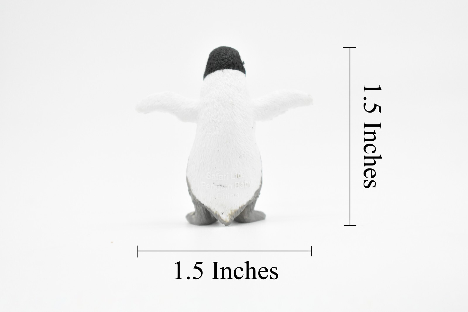 Penguin, Baby, Chick, Very Nice Rubber Model, Hand Painted Toy 1 1/2″ F7025