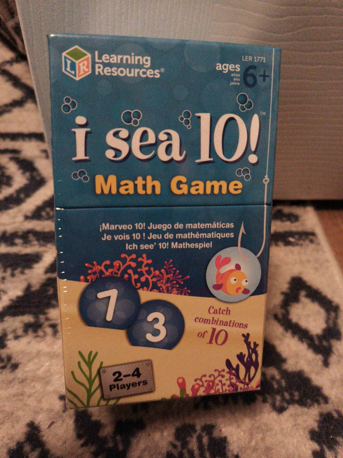 Learning Resources I Sea 10! Game Grades 1+ (LER1771) Math Game Sealed New