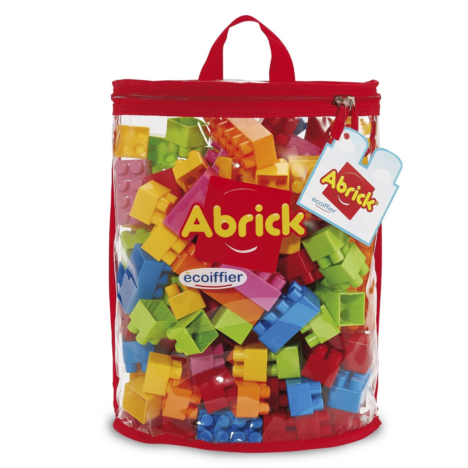 Ecoiffier Jouets 838 – Abrick Stacking Brick Bag – Construction Set for Children