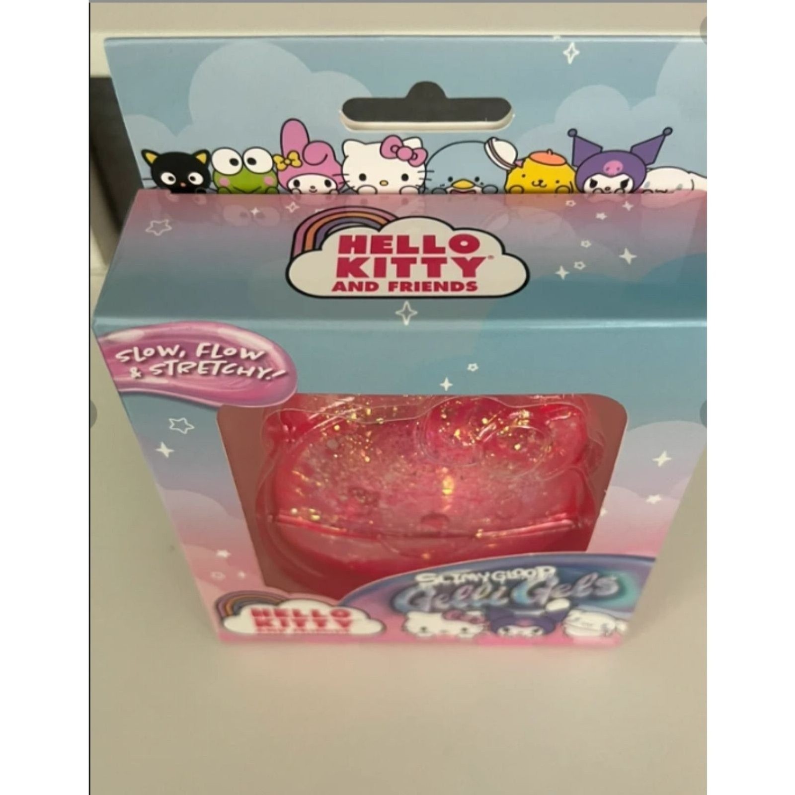 Hello Kitty, Slow Rising Sensory Squeeze Toy with Glitter
