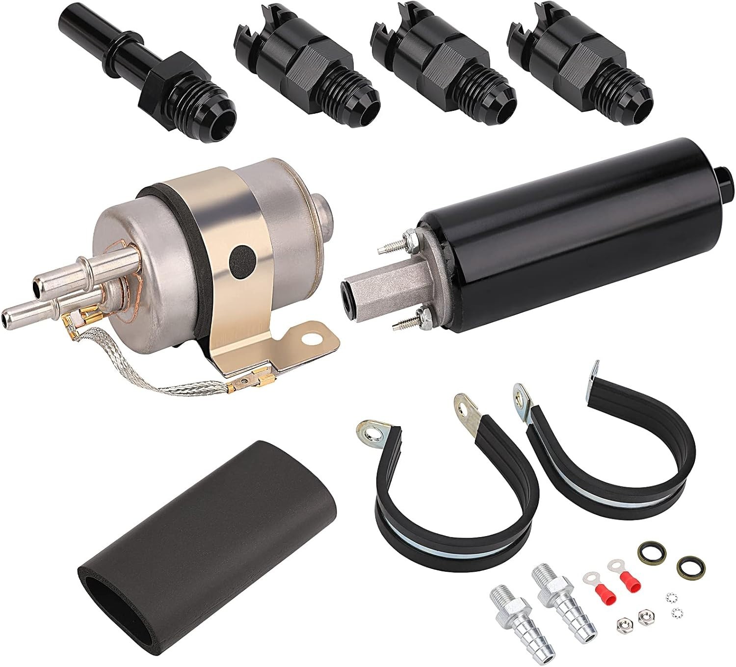 GSL392 Inline Fuel Pump & 58 PSI Fuel Filter Regulator 58 PSI LS Swap Fuel Pump
