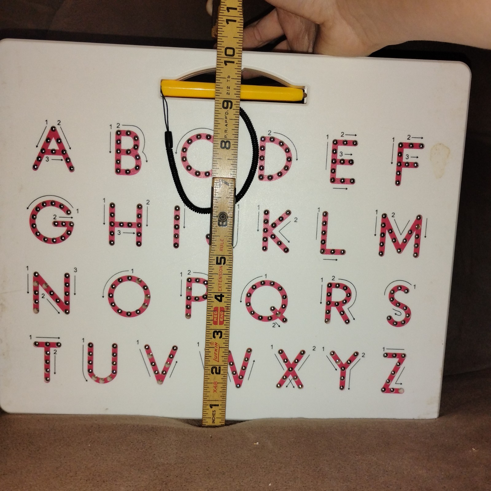 Magnetic Alphabet Tracing Board Upper And Lower Case