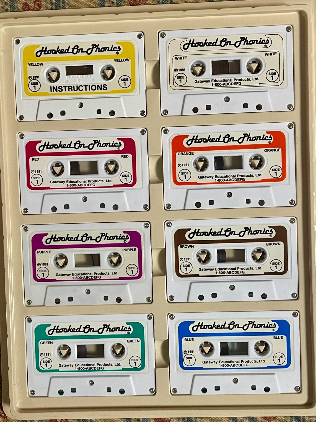 Hooked On Phonics Cassette Tapes Boxset Books