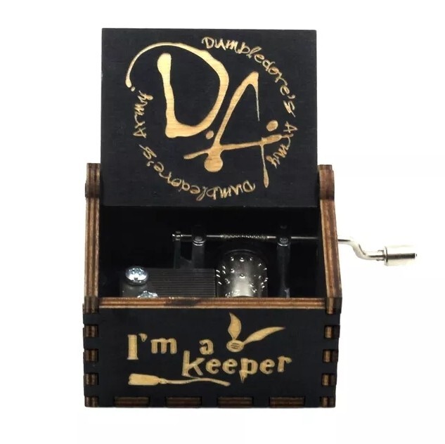 Harry Potter Vintage Music Box With Crank Tune From The Legendary Film