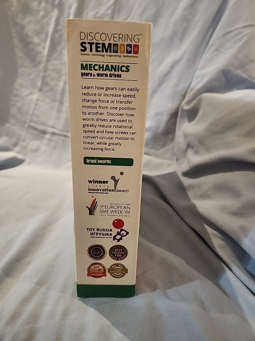 Engino STEM Mechanics: Gears & Worm Driveset New. Ages 6 To 13 Mechanics Movemen