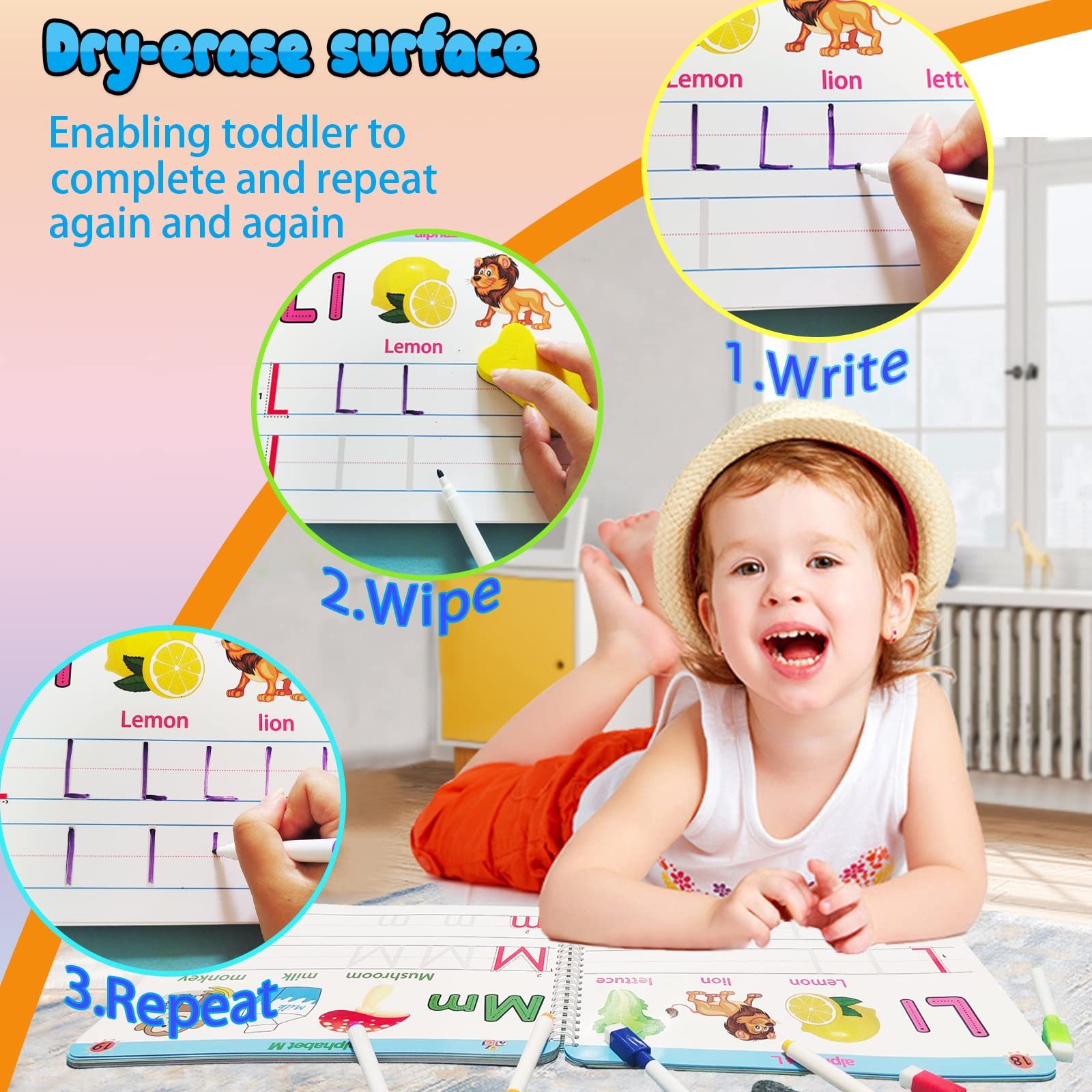 Preschool Learning Activities Educational Workbook – Toddler Prek Montessori …