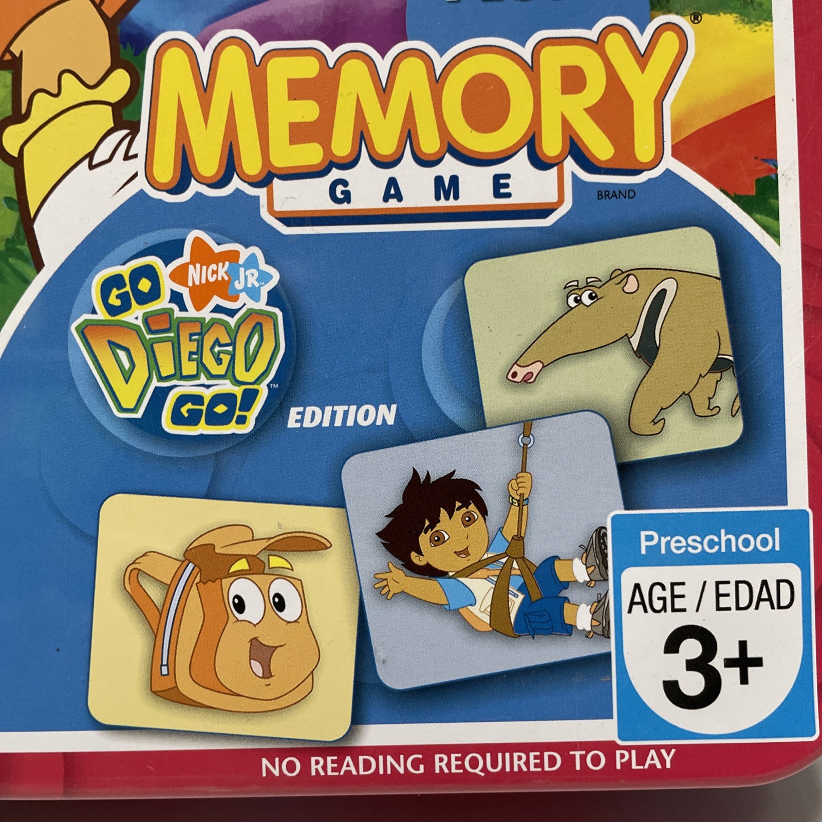 Candy Land Nick Jr. Dora the Explorer Collector’s Tin Edition Plus Memory Game
