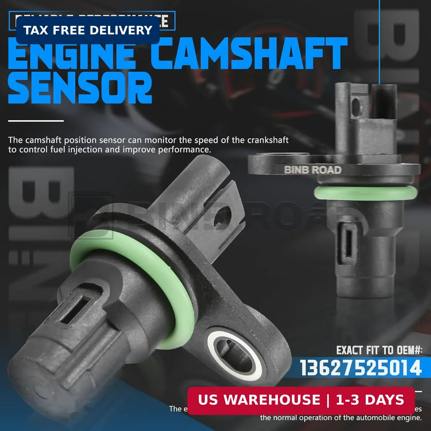 Engine Camshaft Position Sensor Compatible with BMW 128i 135i 228i 325i 328i 335