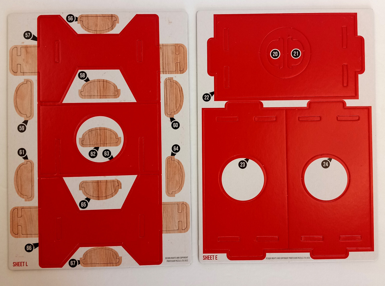 SmartPhone Projector Professor Puzzle B200 Cardboard Build Your Own open box