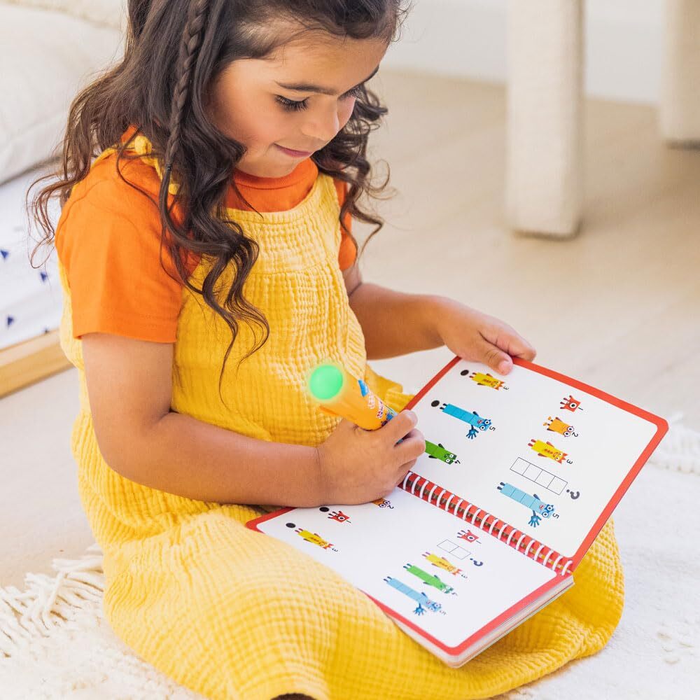 Hot Dots Numberblocks Interactive Math Learning Toy with Pen and Activity Book