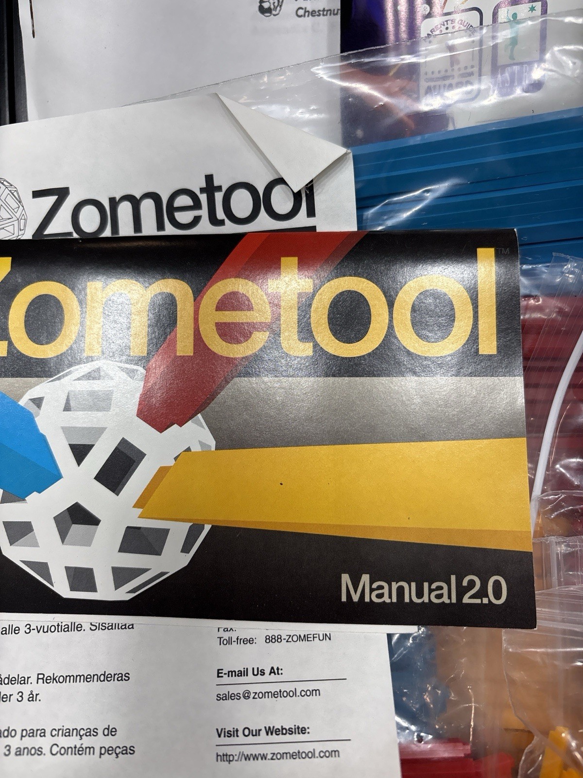 Zometool 2.0 Geometric Building Kit Geometry Math w/Case Zome Tool STEM STEAM