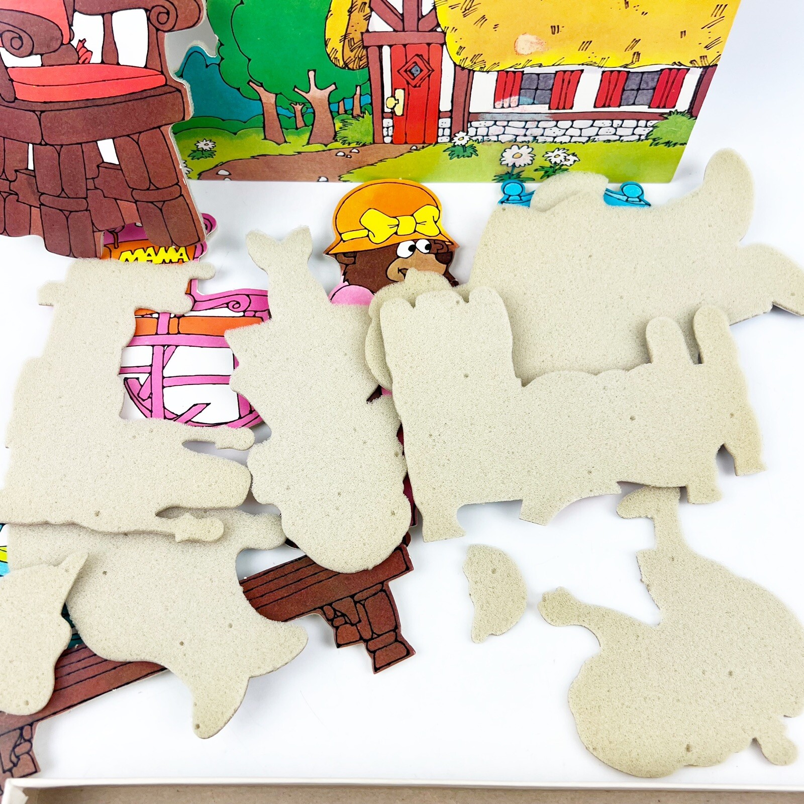 Vintage Media Materials Goldilocks & 3 Bears Flannel Board Story Kit Teacher