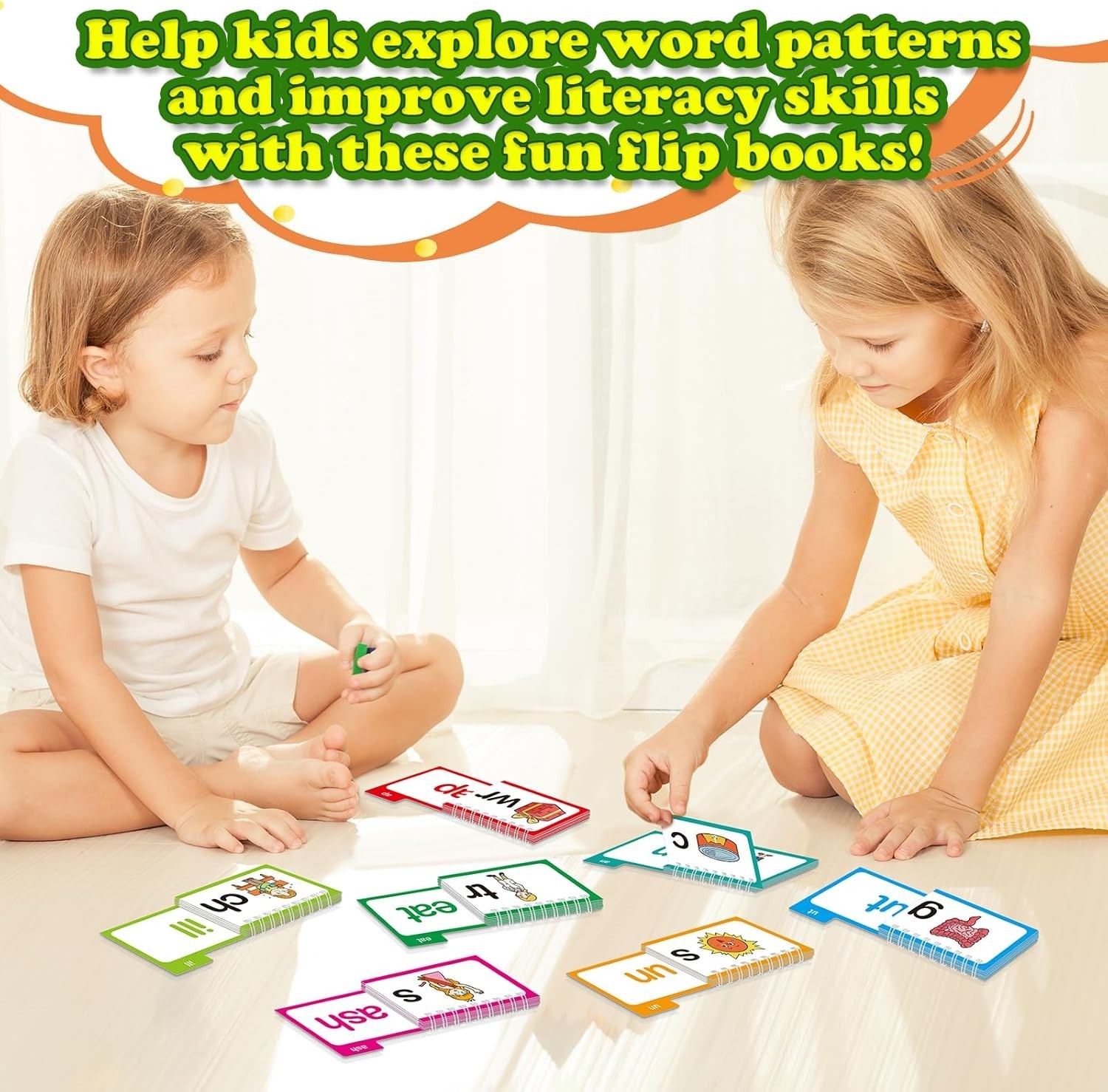 Letter Sounds Flash Cards Vocabulary Flashcards Learn Phonics Cards Reading Game