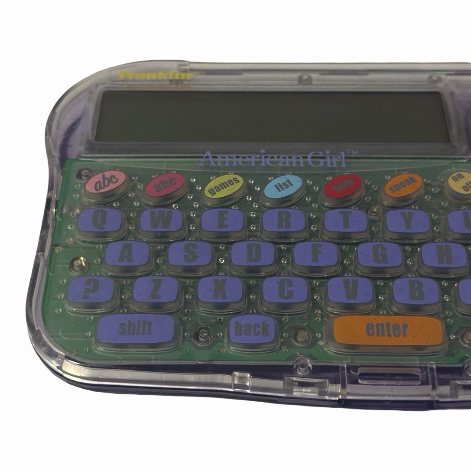 Franklin Speaking Homework Wiz 5180 Handheld Ultra rare American Girl Edition
