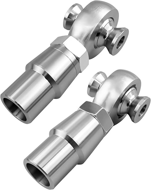 7/8 x 7/8-14 Heim Joint Rod End Kit for Steering and Suspension, with 7/8-1/2