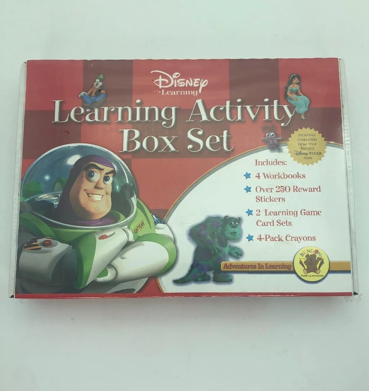 Disney Pixar Learning Activity Box Set Sealed Phonics Reading Math ABC Games NIB