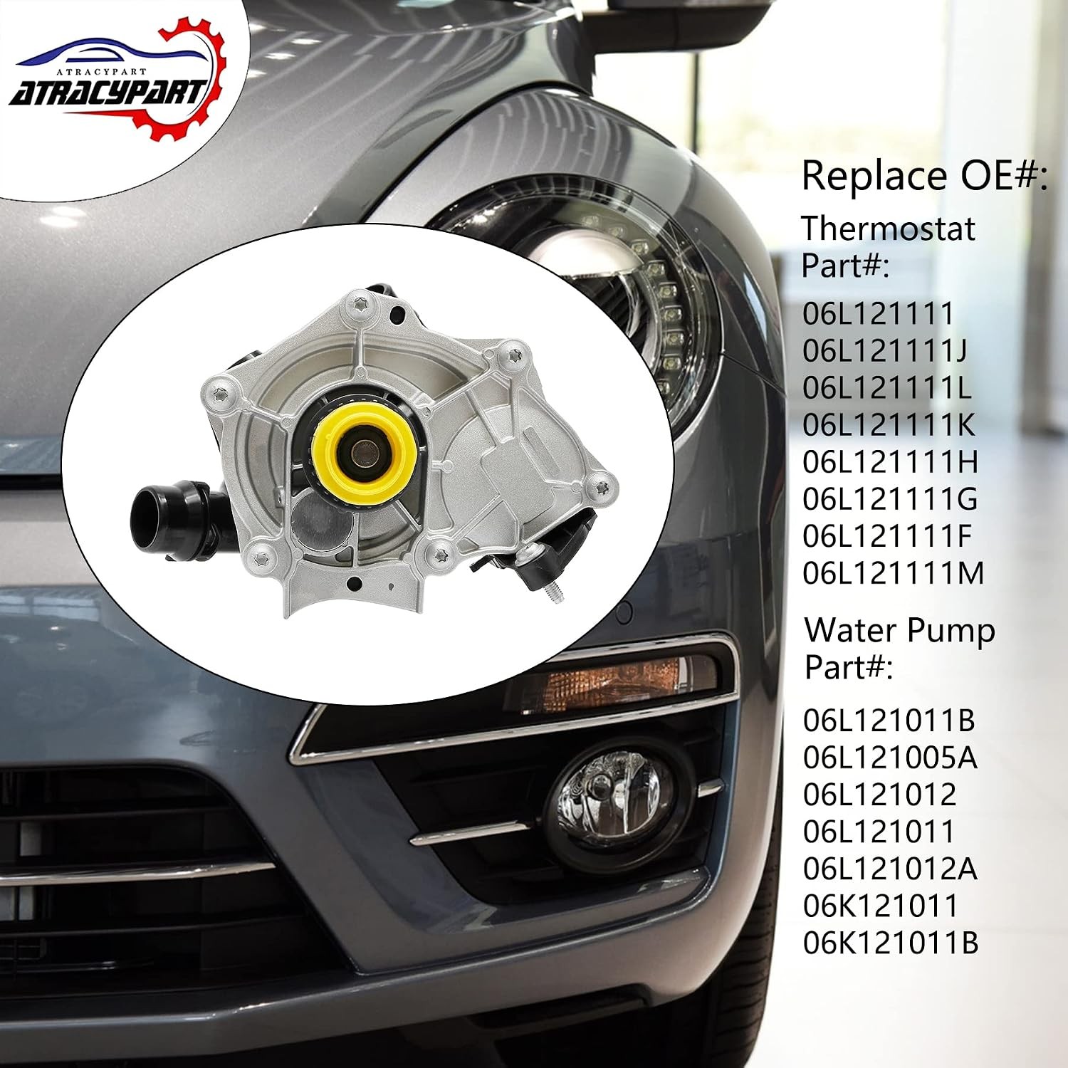 Thermostat Housing Water Pump VW Golf Jetta A4 2.0T