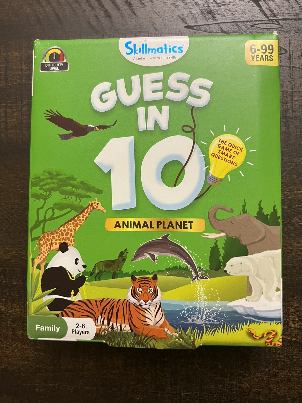 Skillmatics Guess in 10 – Animal Planet – Card Game