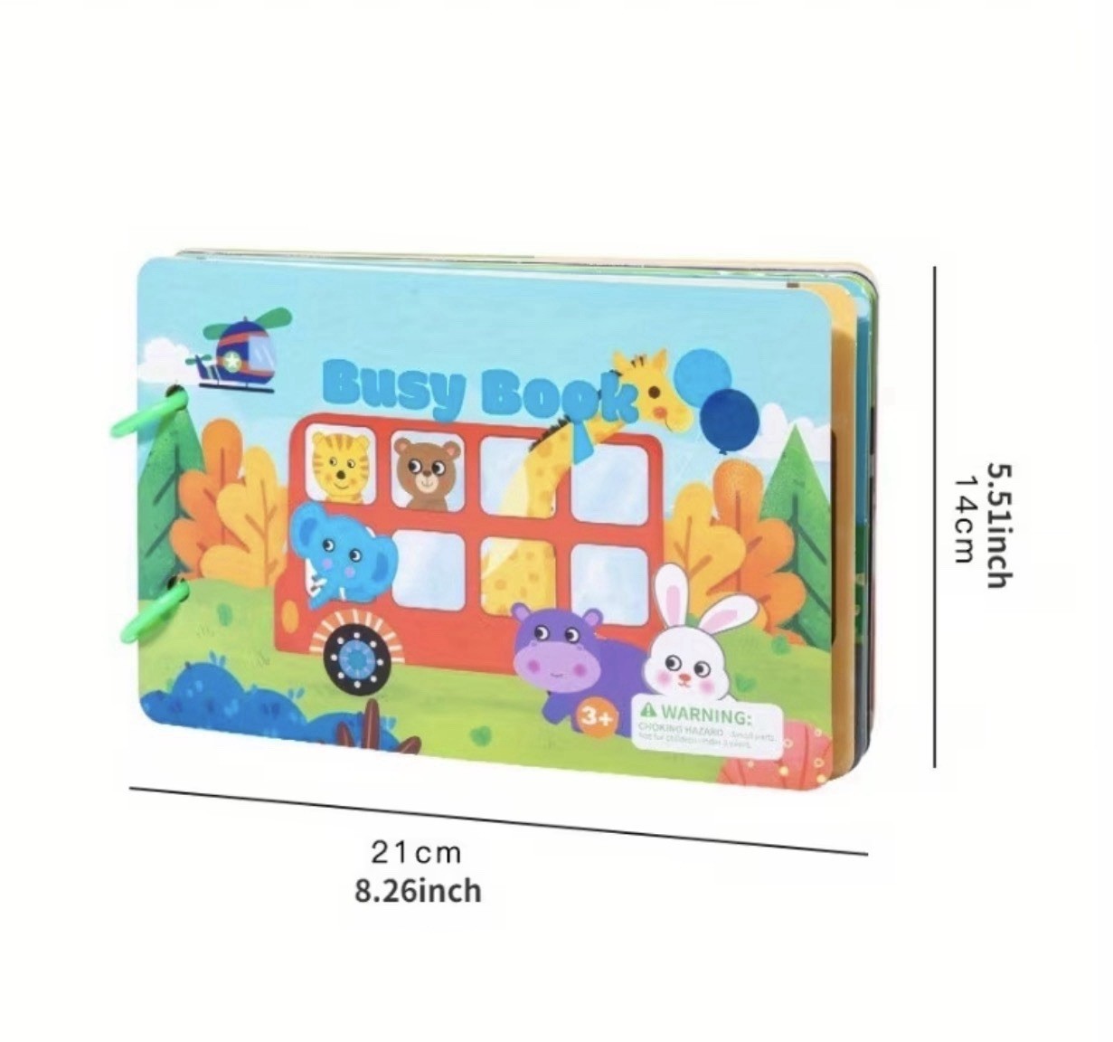 Small Montessori Busy Book for Toddlers Themes Preschool- Animals