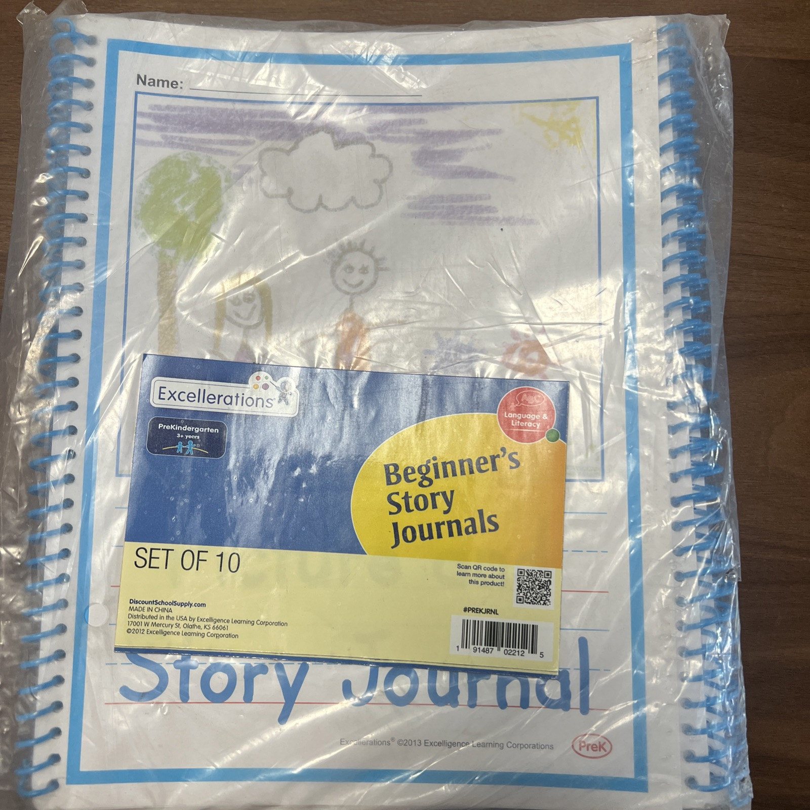 Exellerations, Story Journal , Set Of 10 , Prekindergarten, New