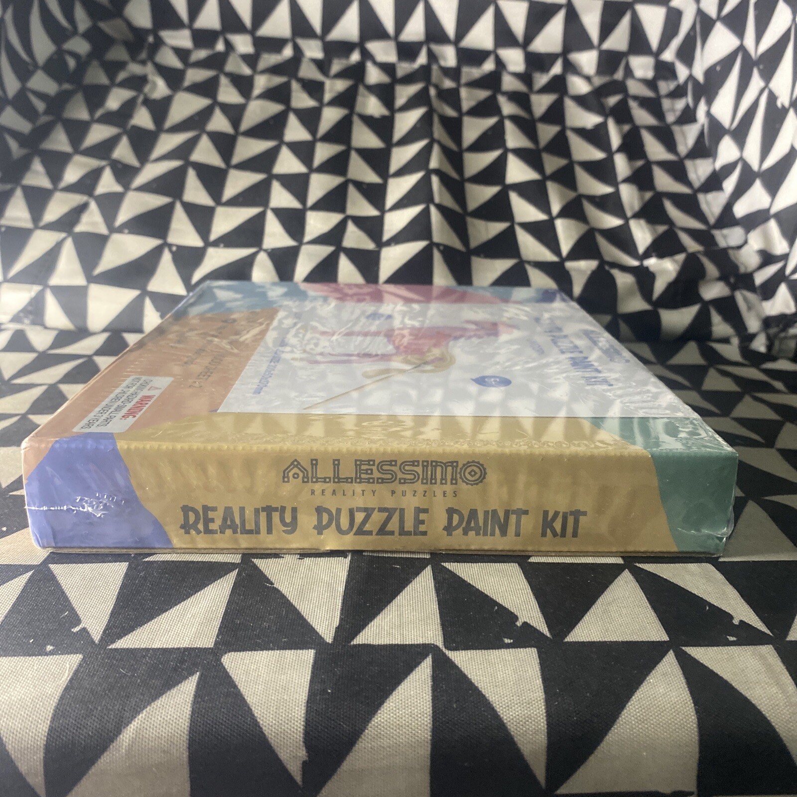 Allessimo Reality Puzzle Paint Kit – Wooden Unicorn – 30pcs Model Paint Kit New