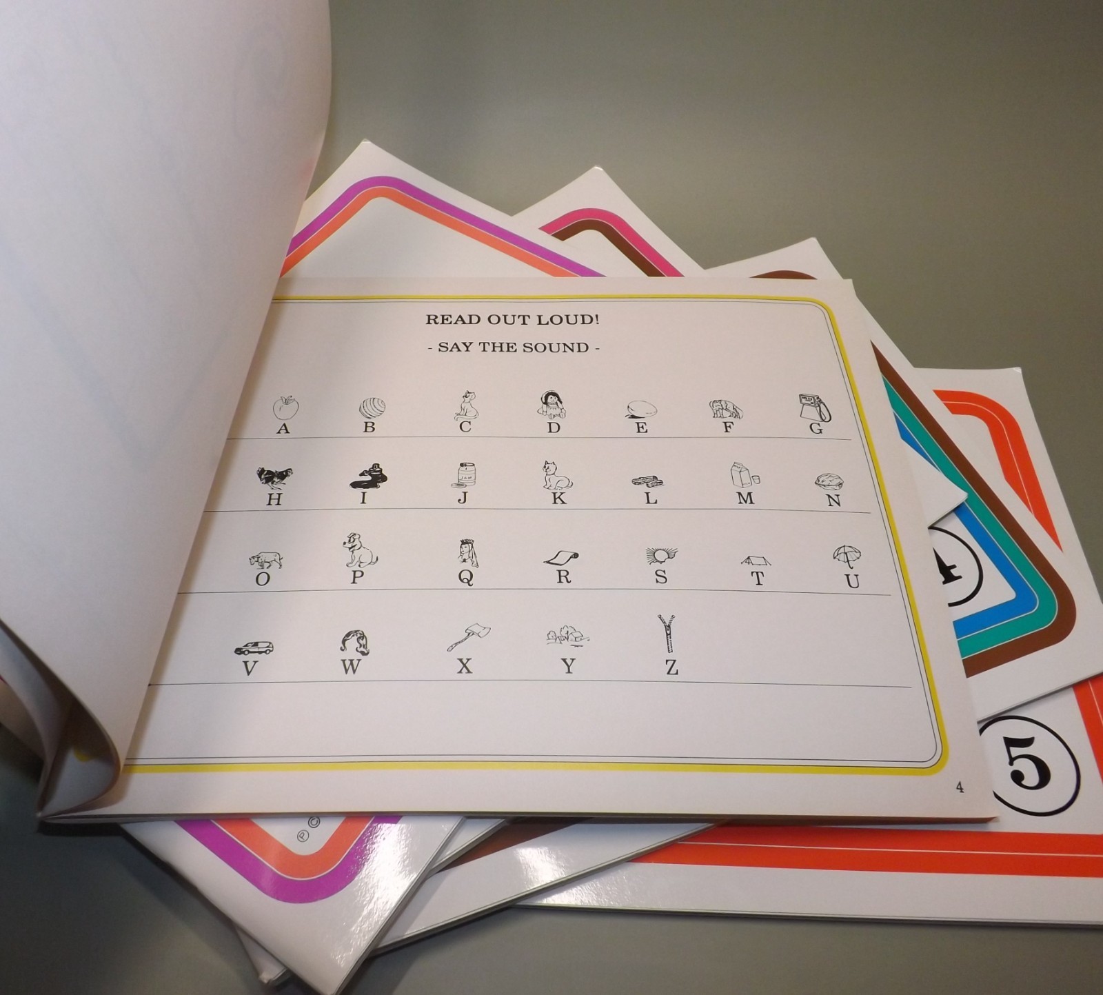 Vintage Hooked on Phonics Educational Kit, Cassette Tapes, Cards & Booklets