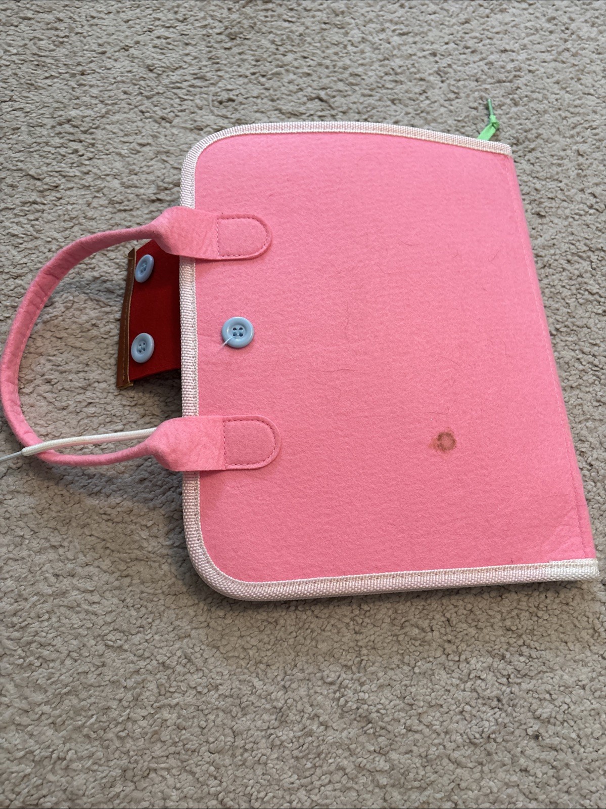 Unbranded Pink Montessori Basic Life Skills Busy Board Book