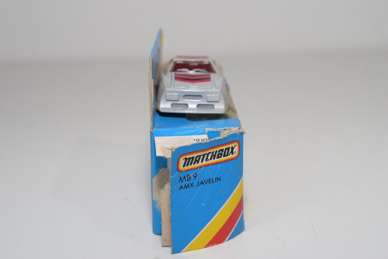 A94 1:64 3 INCH MATCHBOX LESNEY MB-9 MB9 MB 9 AMX JAVELIN METALLIC GREY MIB