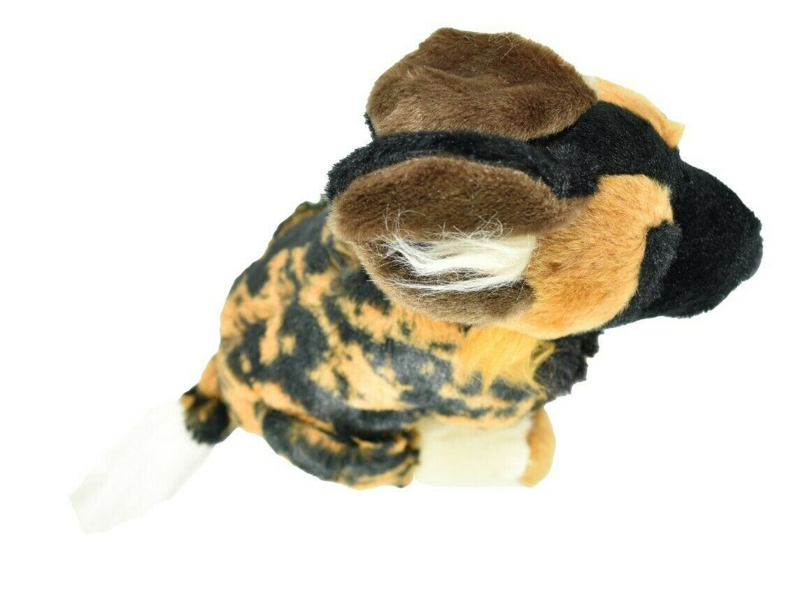 African Wild Dog, Soft Plush Stuffed Animal, Realistic Figure 9″ F899