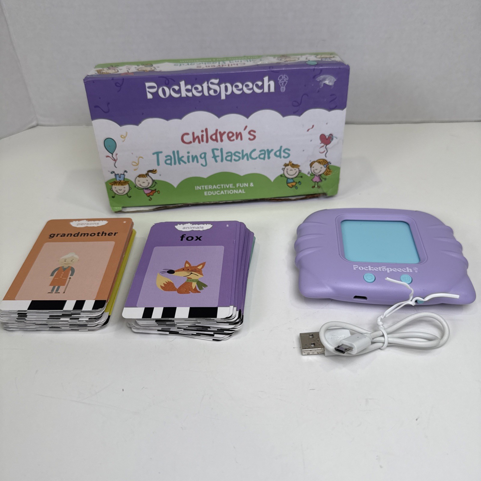 Pocket Speech Children’s Talking Flash Cards!! Reading Pre-K Autism Kids VIDEO