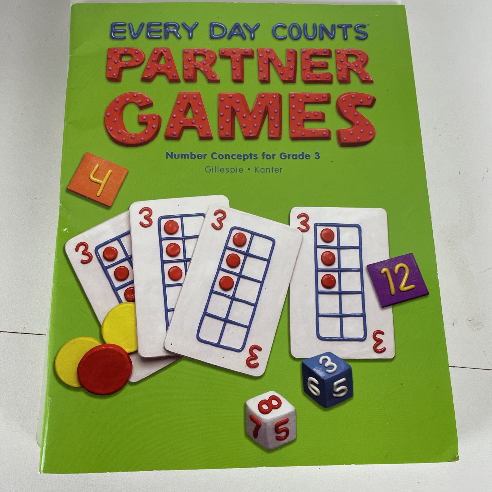 Number Concepts Fractions Grade 3 Partner Games Teacher Edition Every Day Counts