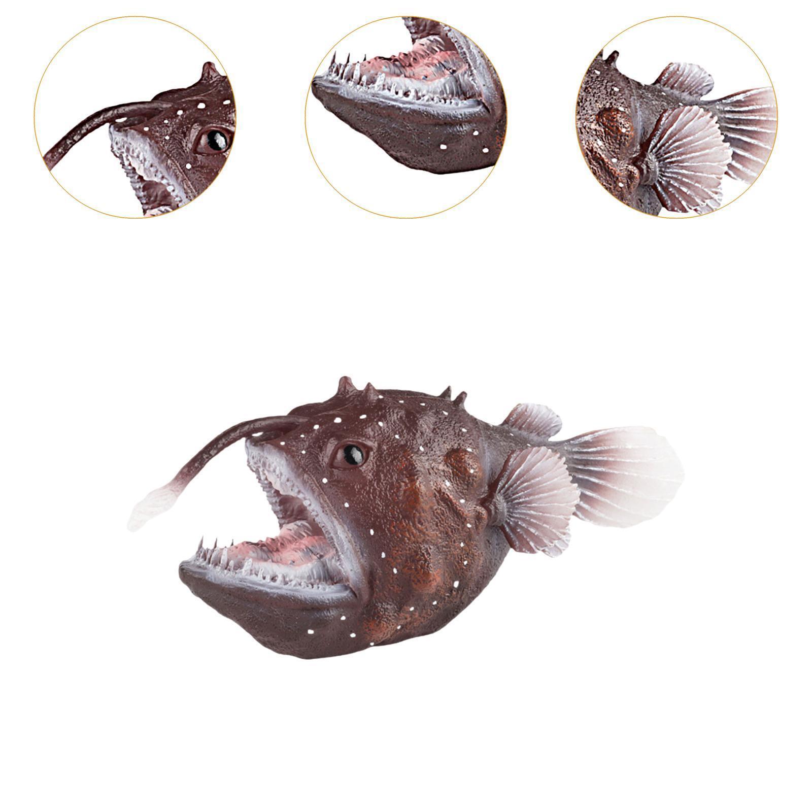Angler Fish Toy Figures Deep Sea Creatures for Birthday Gift Holiday Present