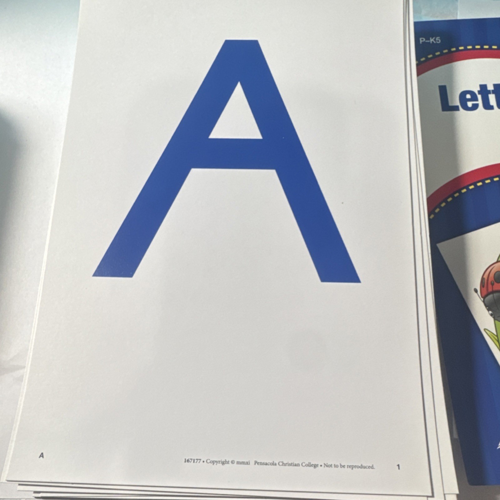 Abeka Letter Picture Flashcards Alphabet Cards 78 P-K5 2011 Educational