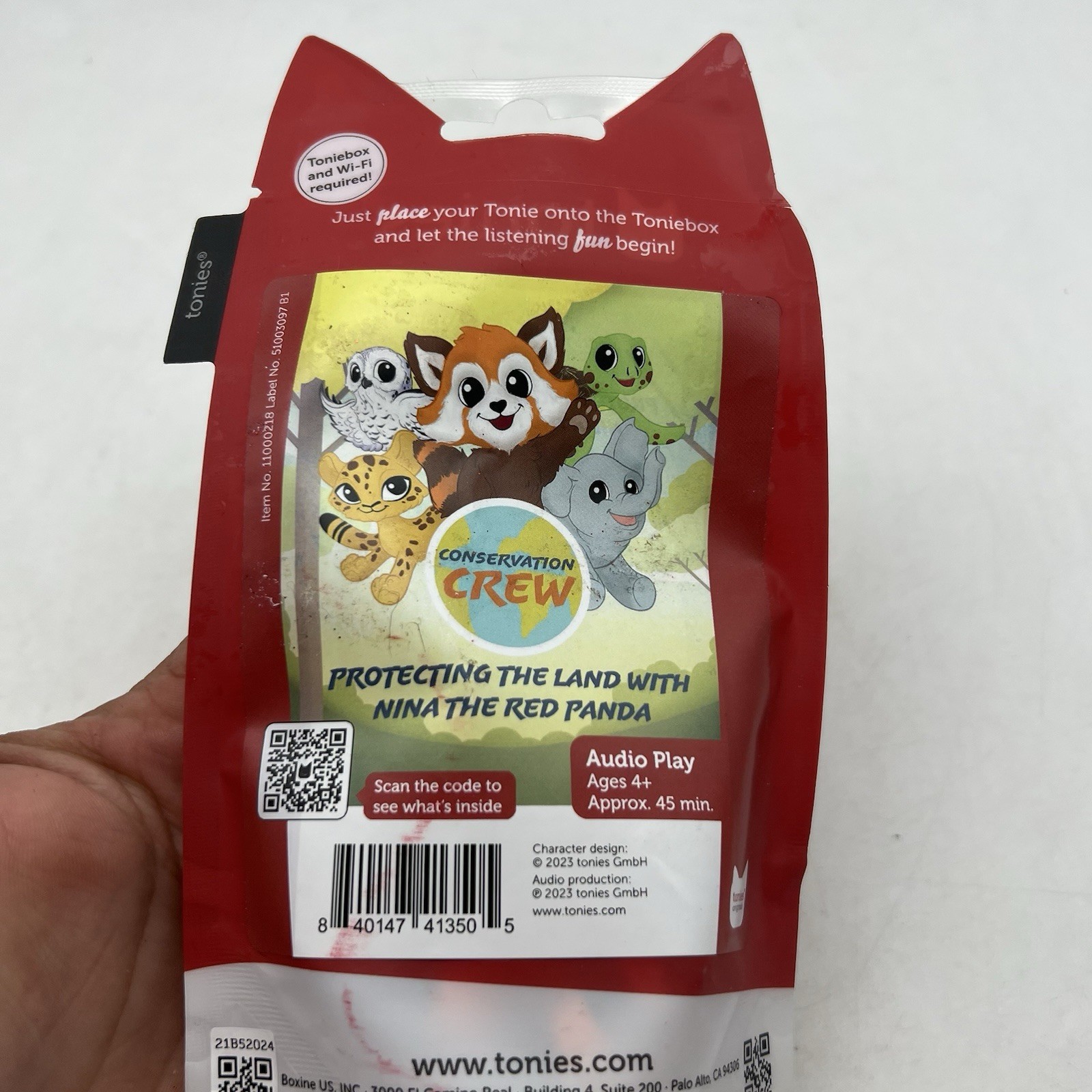 Tonies Brand New Conservation Crew With Songs New