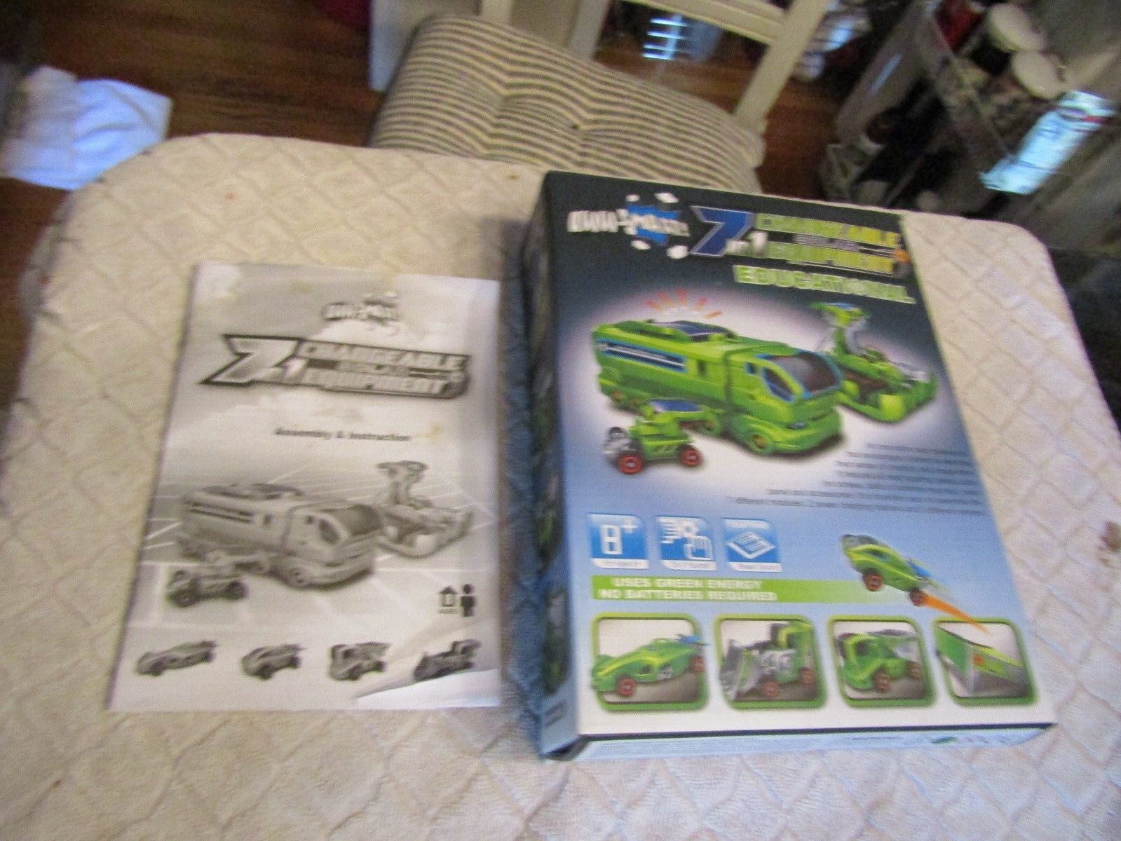 Aww-Smart 7 in 1 Changeable Solar Power Equipment Vehicle Building Science Kit